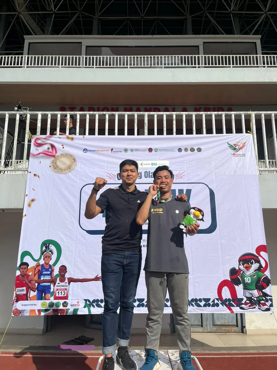 Zainul, Mahasiswa Fakultas Hukum Unismuh, Sumbang Emas dari Lintasan 100 Meter
