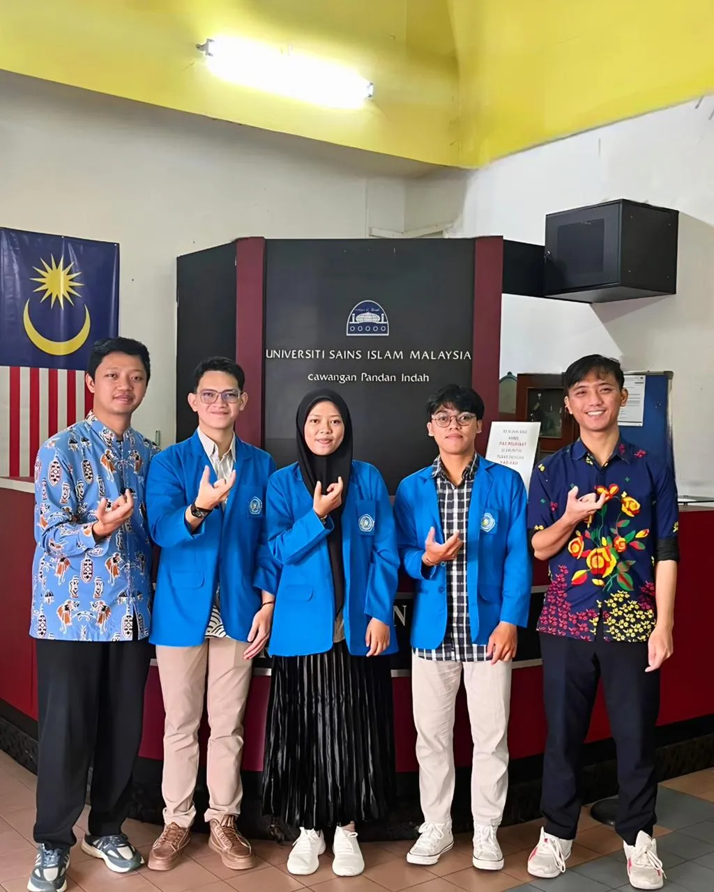 FKIK Unismuh Mendunia: Tiga Mahasiswa Ikuti Pertukaran di USIM Malaysia dan Jalani Paparan Klinik